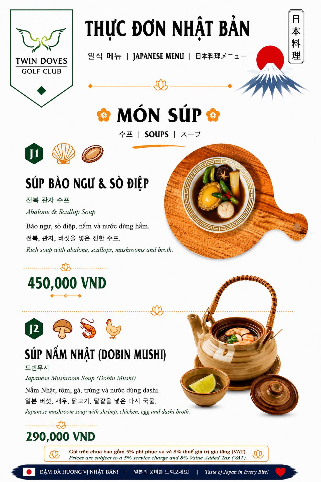 Menu page 19