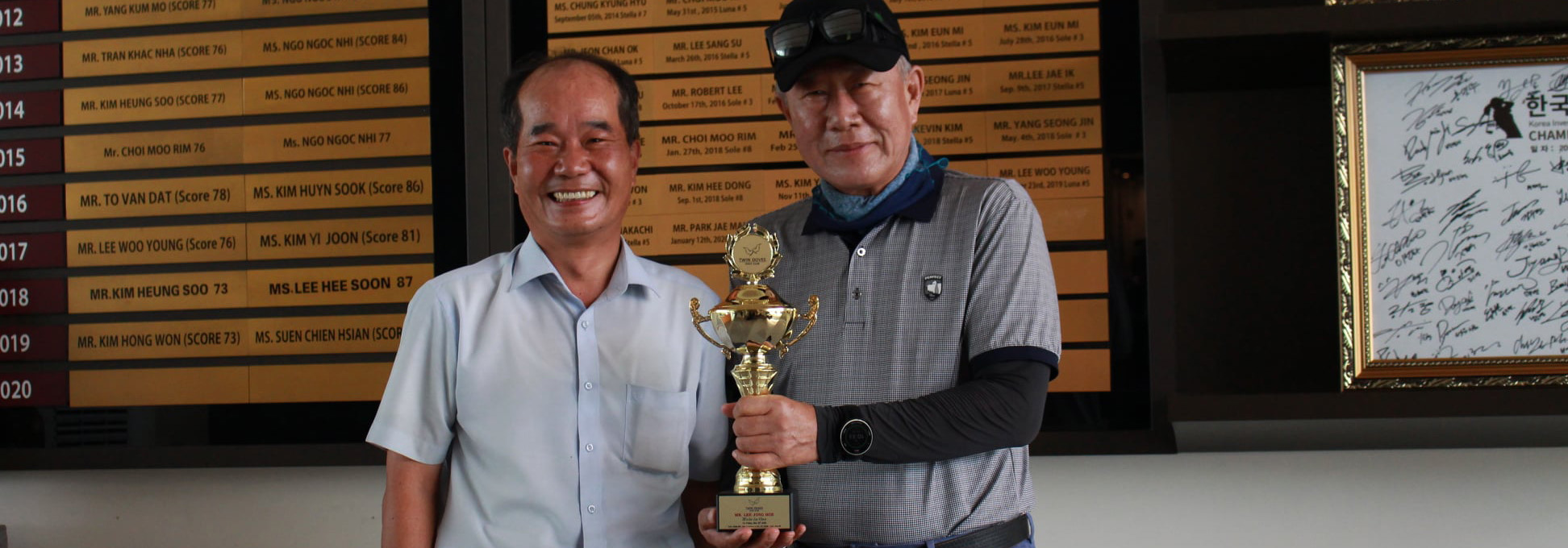 Hole-in-one Mr. LEE JONG HOE