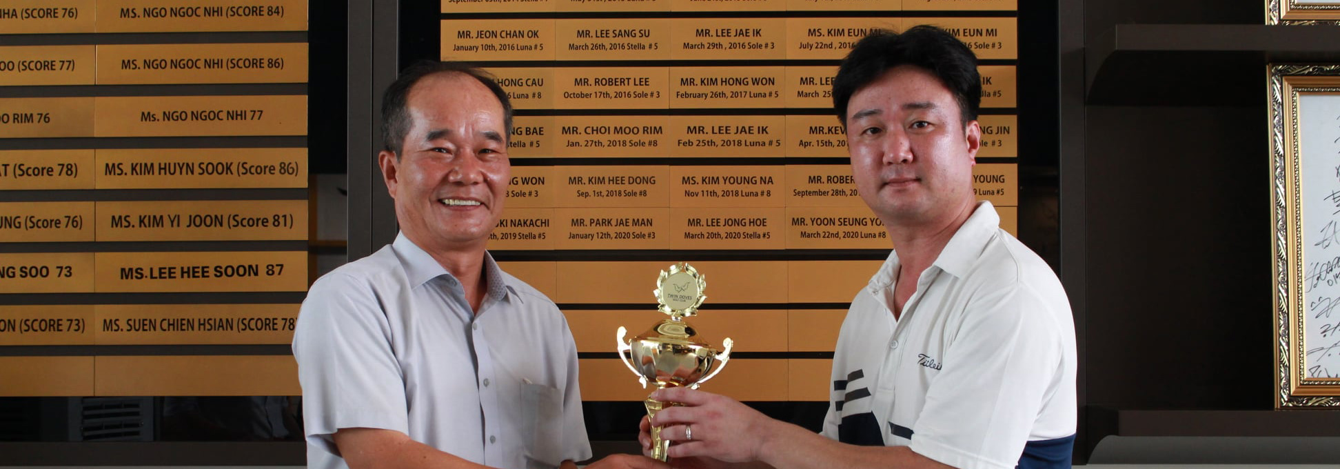 Hole-in-one Mr. PARK JAE MAN