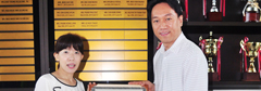 Congratulation to Ms. Matsuura Manami